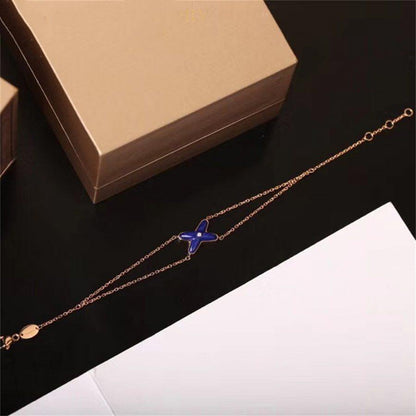 [Polaidi Jewelry]Hollow Design Four-Leaf Clover Flower Shape Ring