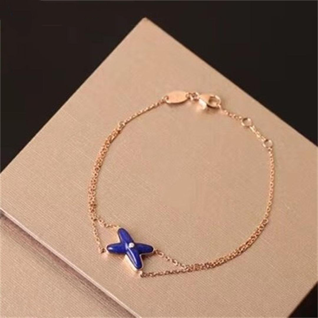 [Polaidi Jewelry]Hollow Design Four-Leaf Clover Flower Shape Ring
