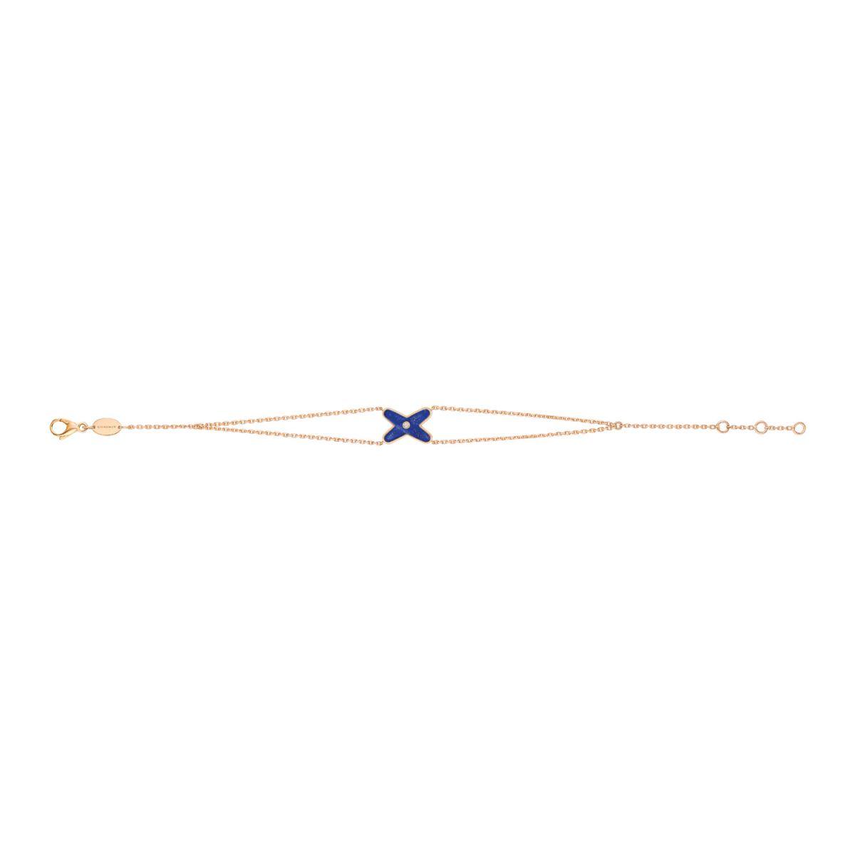 [：Polaidi Jewelry]Hollow Design Four-Leaf Clover Flower Shape Bracelet