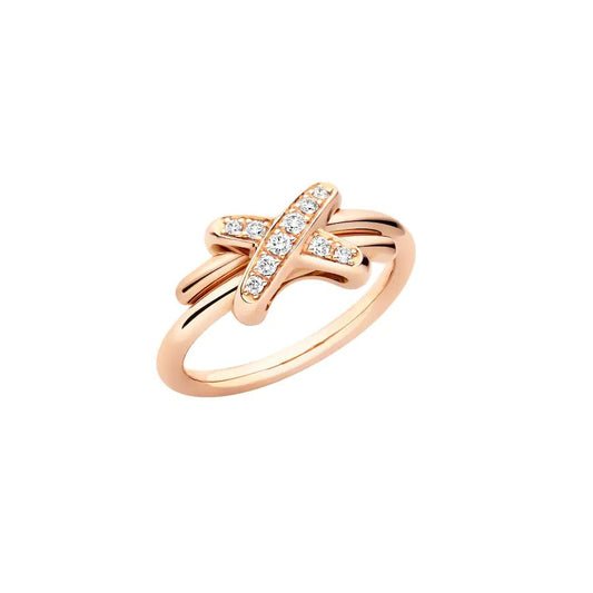 [Polaidi Jewelry]JEUX DE PINK GOLD DIAMOND RING