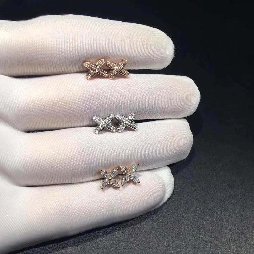 [Polaidi Jewelry]JEUX DE DIAMOND EARRINGS