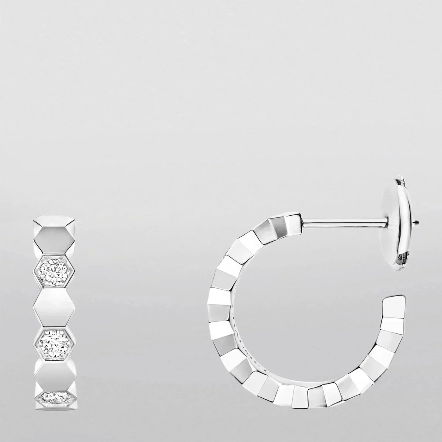 [：Polaidi Jewelry]Hollow Design Four-Leaf Clover Flower Shape Earrings