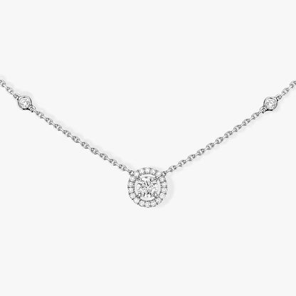 [Polaidi Jewelry]Diamond Necklace 0,20ct Brilliant Shape Joy