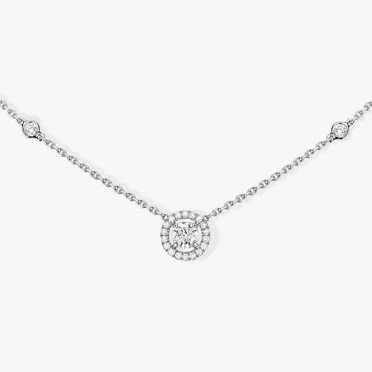[Polaidi Jewelry]Diamond Necklace 0,20ct Brilliant Shape Joy