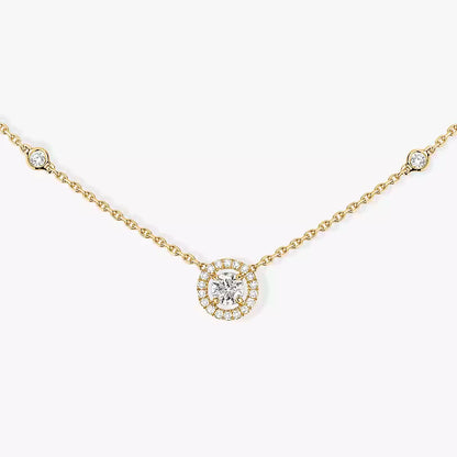 [Polaidi Jewelry]Diamond Necklace 0,20ct Brilliant Shape Joy
