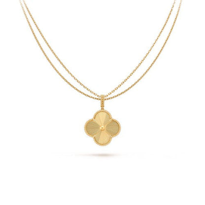 [Polaidi Jewelry]CLOVER 25MM PEDANT NECKLACE GOLD