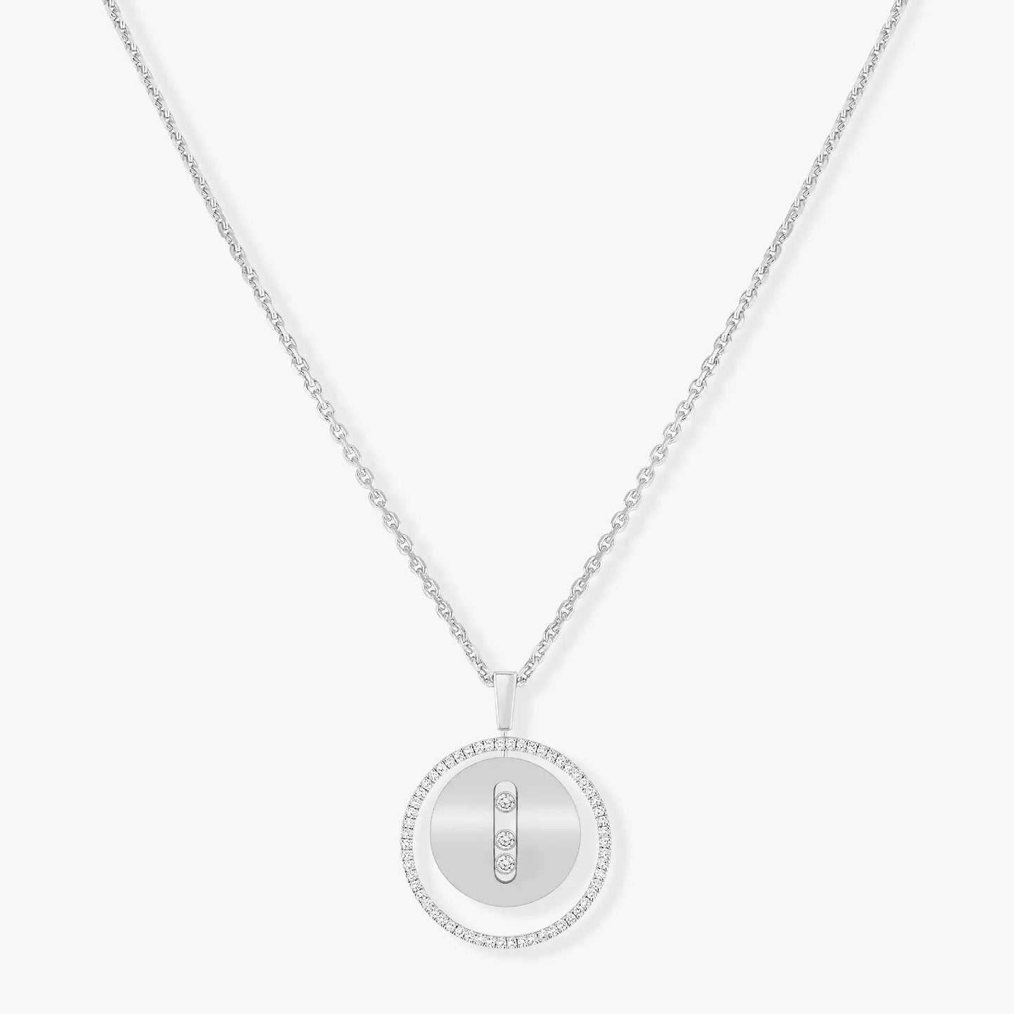 [Polaidi Schmuck]LUCKY MOVE MM HALSKEТTE AUS SILBER MIT DIAMANTEN