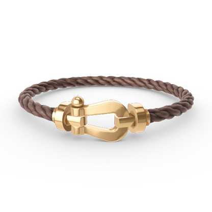 [Polaidi Jewelry]FORCE LARGE HORSESHOE NO DIAMOND BRACELET GOLD