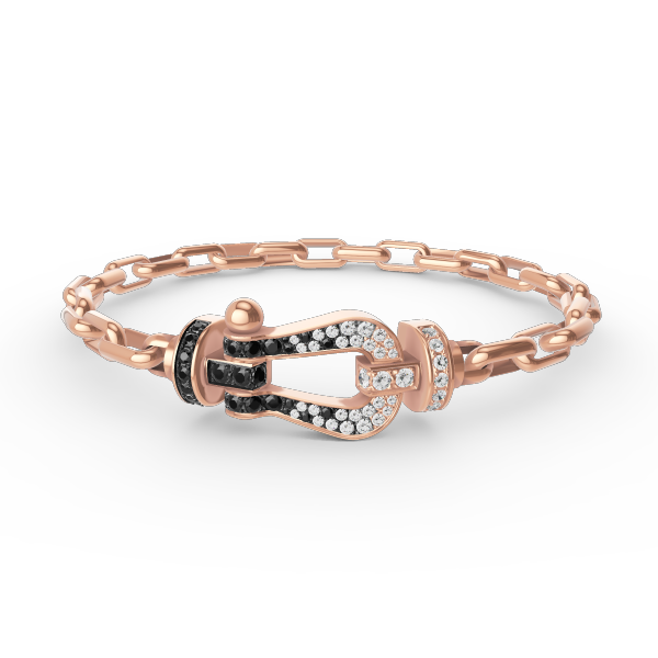 [Polaidi Jewelry]FORCE LARGE HORSESHOE CLASP  METAL BRACELET