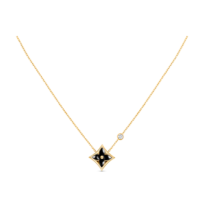 [：Polaidi Jewelry]スター ブラックMOP ネックレス