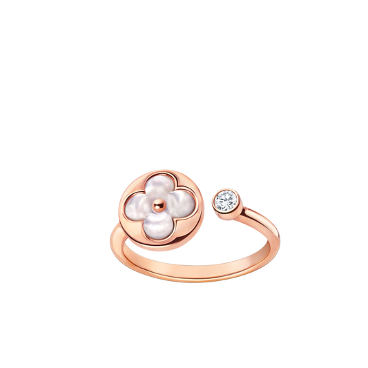 [Polaidi Jewelry]SUN 1 DIAMOND PINK MOP RING