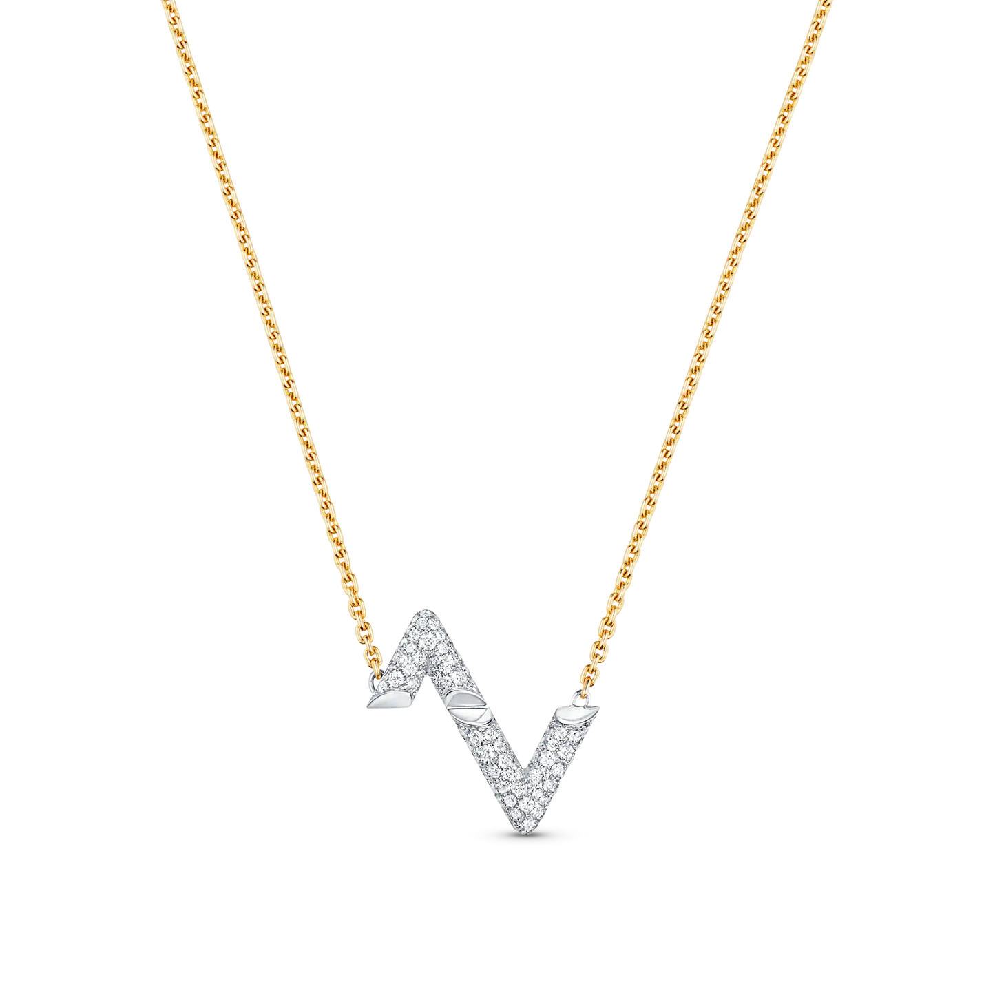 [Polaidi Jewelry]VOLT SILVER DIAMOND PEDANT NECKLACE