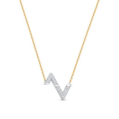 [：Polaidi Jewelry]ボルト シルバー ダイヤモンド ペンダントネックレス
