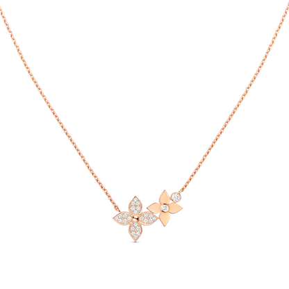 [：Polaidi Jewelry]スターブロッサムネックレス ピンクゴールド ダイヤモンド