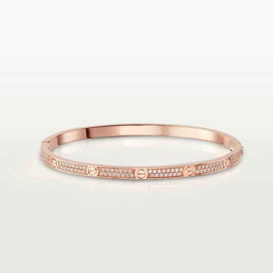 [Polaidi Jewelry]LOVE BRACELET 3.65MM DIAMOND-PAVED