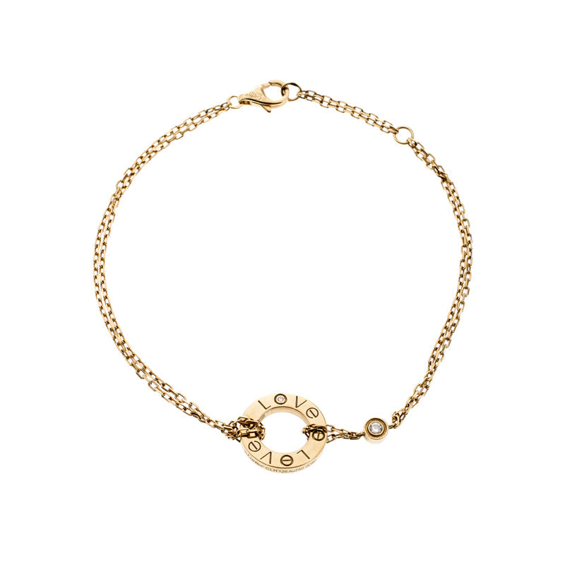 [：Polaidi Jewelry]LOVE BRACELET 2 DIAMOND