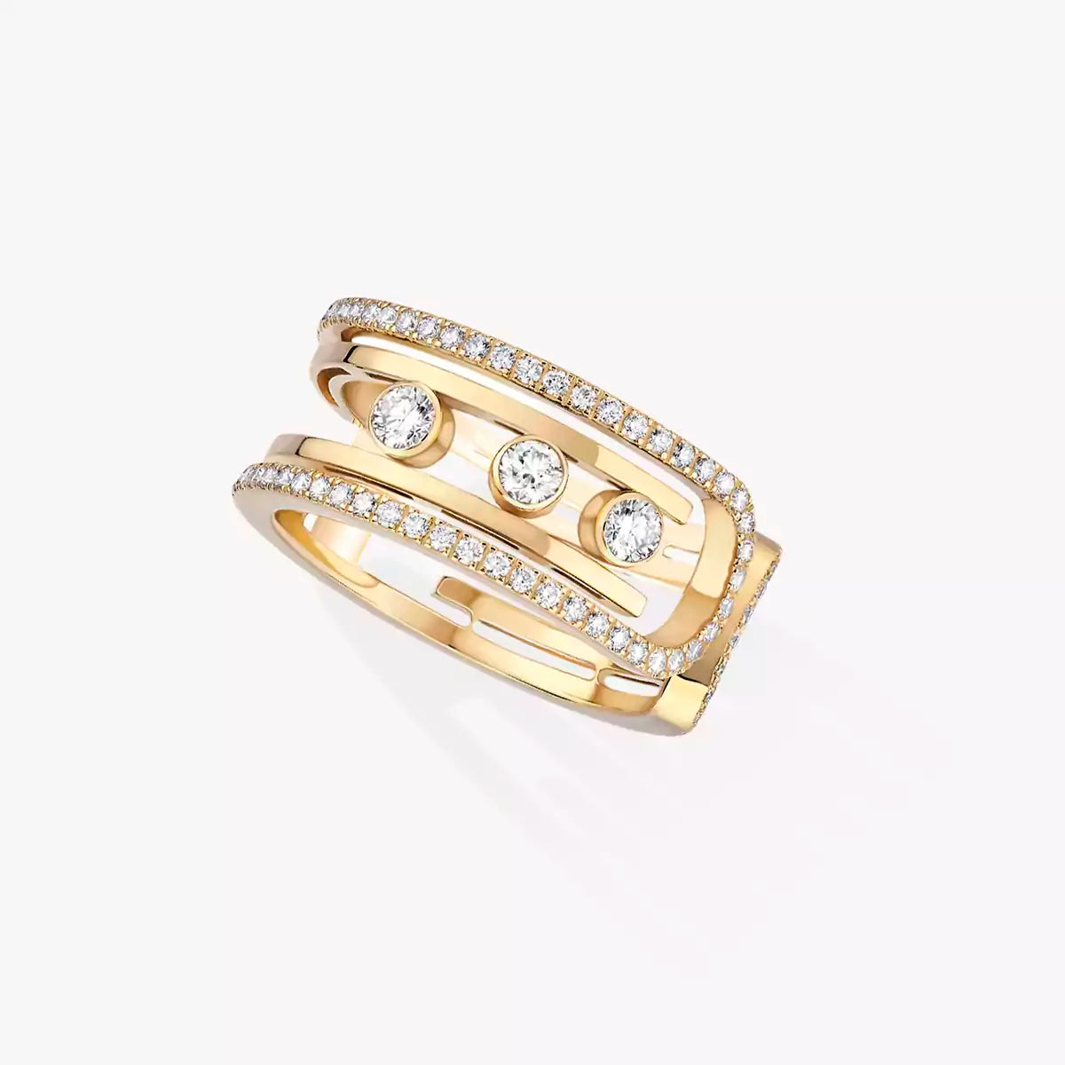 [Polaidi Jewelry]Move 10th Diamond Ring in Gold