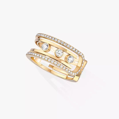 [Polaidi Jewelry]Move 10th Diamond Ring in Gold