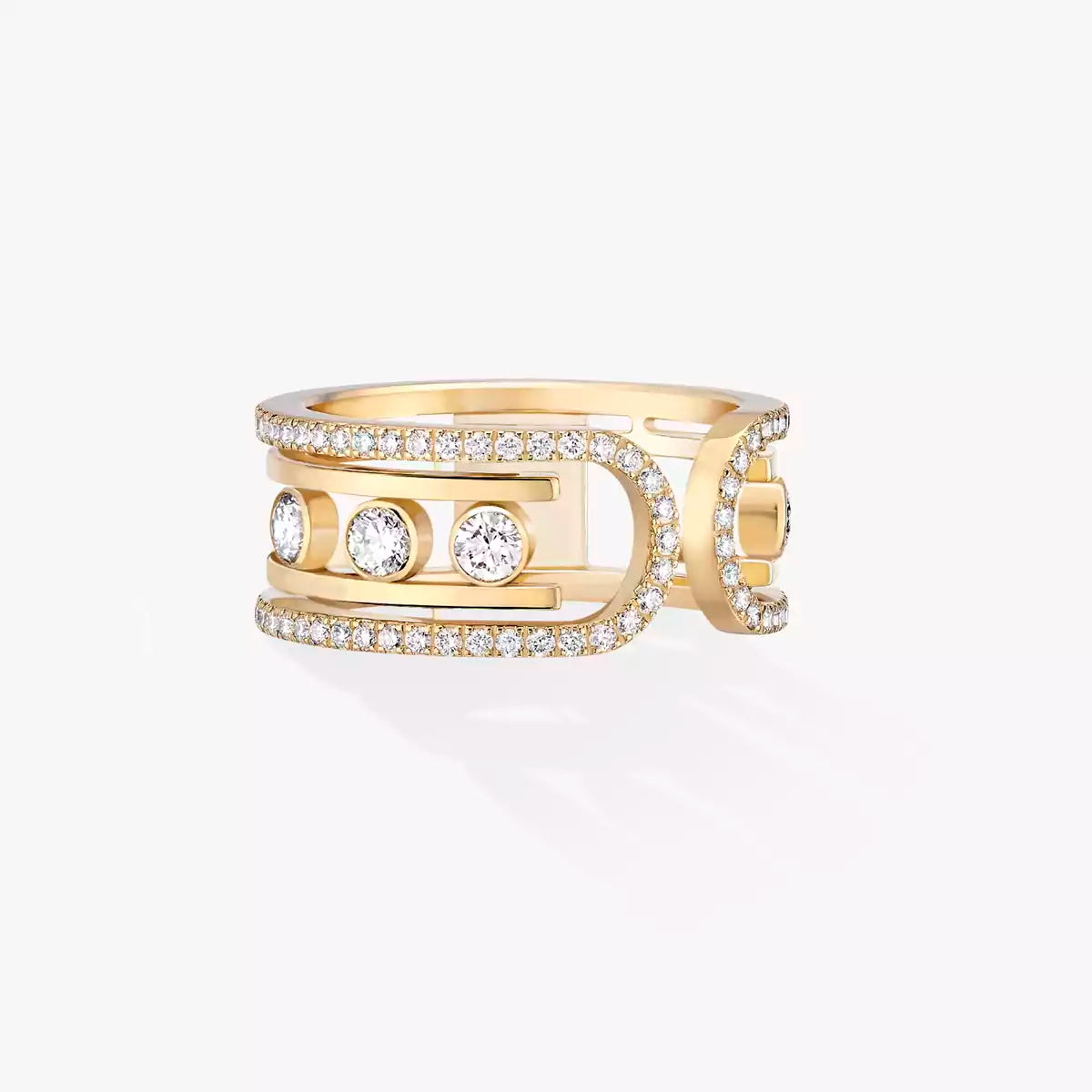 [Polaidi Jewelry]Move 10th Diamond Ring in Gold