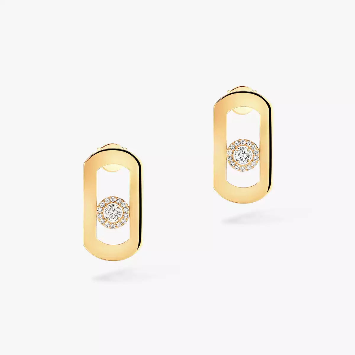 [Polaidi Jewelry]So Move Diamantohrringe aus Gelbgold