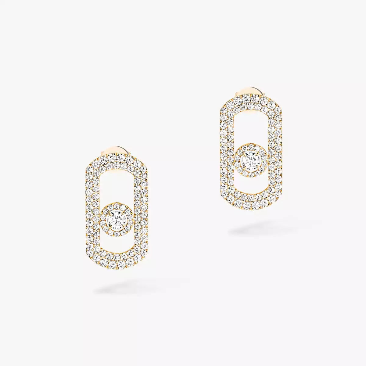 [Polaidi Jewelry]So Move Pave_-Set Diamond Earrings in Silver
