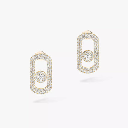 [Polaidi Jewelry]So Move Pave_-Set Diamantohrringe in Silber
