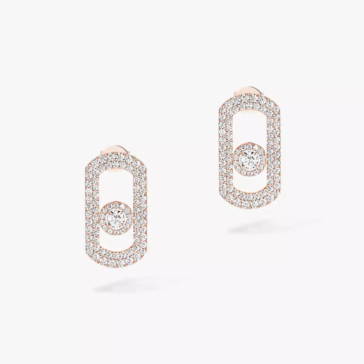 [Polaidi Jewelry]So Move Pave_-Set Diamond Earrings in Silver