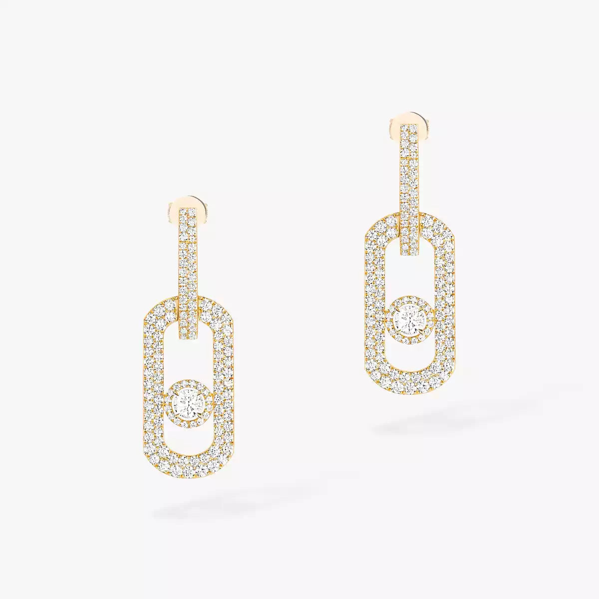 [Polaidi Jewelry]So Move XL Pavé-besetzte Diamantohrringe