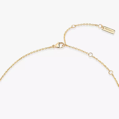 [Polaidi Jewelry]Lucky Eye Diamond Necklace in Rose Gold and Turquoise