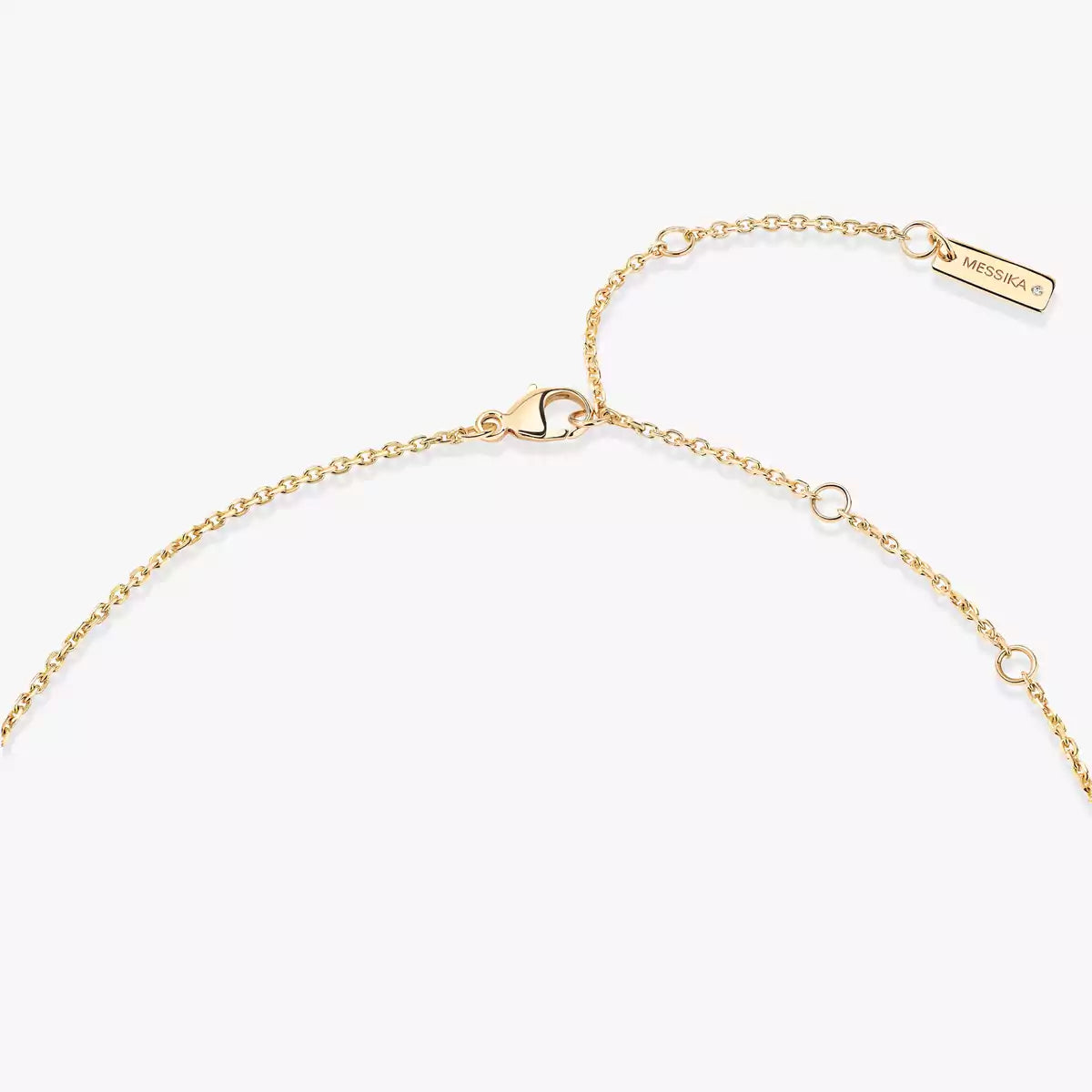 [Polaidi Jewelry]Lucky Eye Diamantkette in Roségold und Türkis