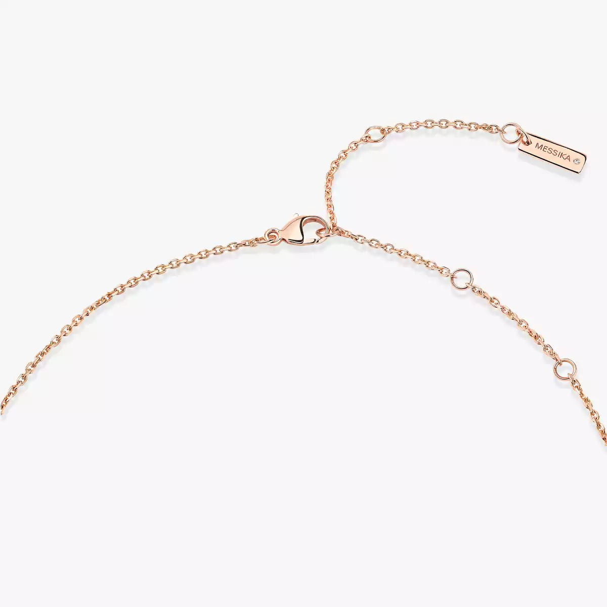 [Polaidi Jewelry]Lucky Eye Diamantkette in Roségold und Türkis