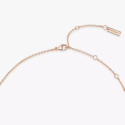 [Polaidi Jewelry]Lucky Eye Diamantkette in Roségold und Türkis