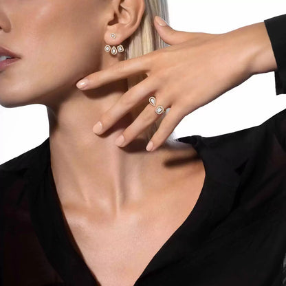 [Polaidi Jewelry] My Twin Trio  Diamond Earrings