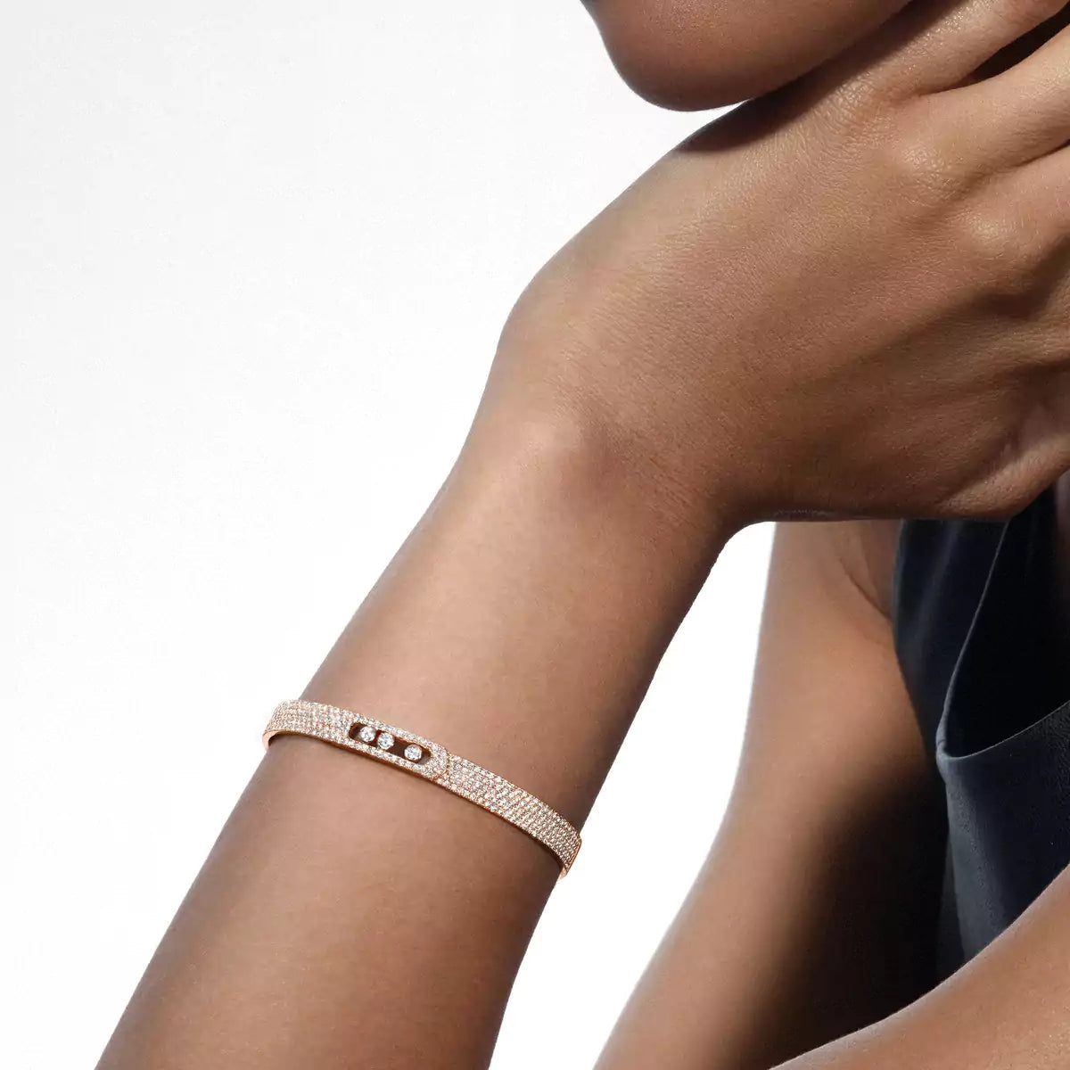 [Polaidi Jewelry]Move Noa Full Pav¨¦ Diamond Bangle Bracelet