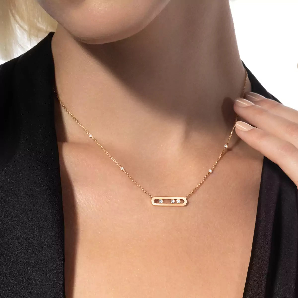 [Polaidi Jewelry] Baby Move Gold Diamant Halskette