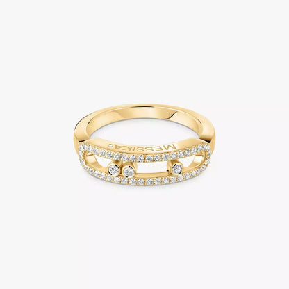 [Polaidi Jewelry] Baby Move Gold Diamond Pave_ Ring