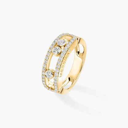 [Polaidi Jewelry] Move Gold Diamant Pavé_ Ring
