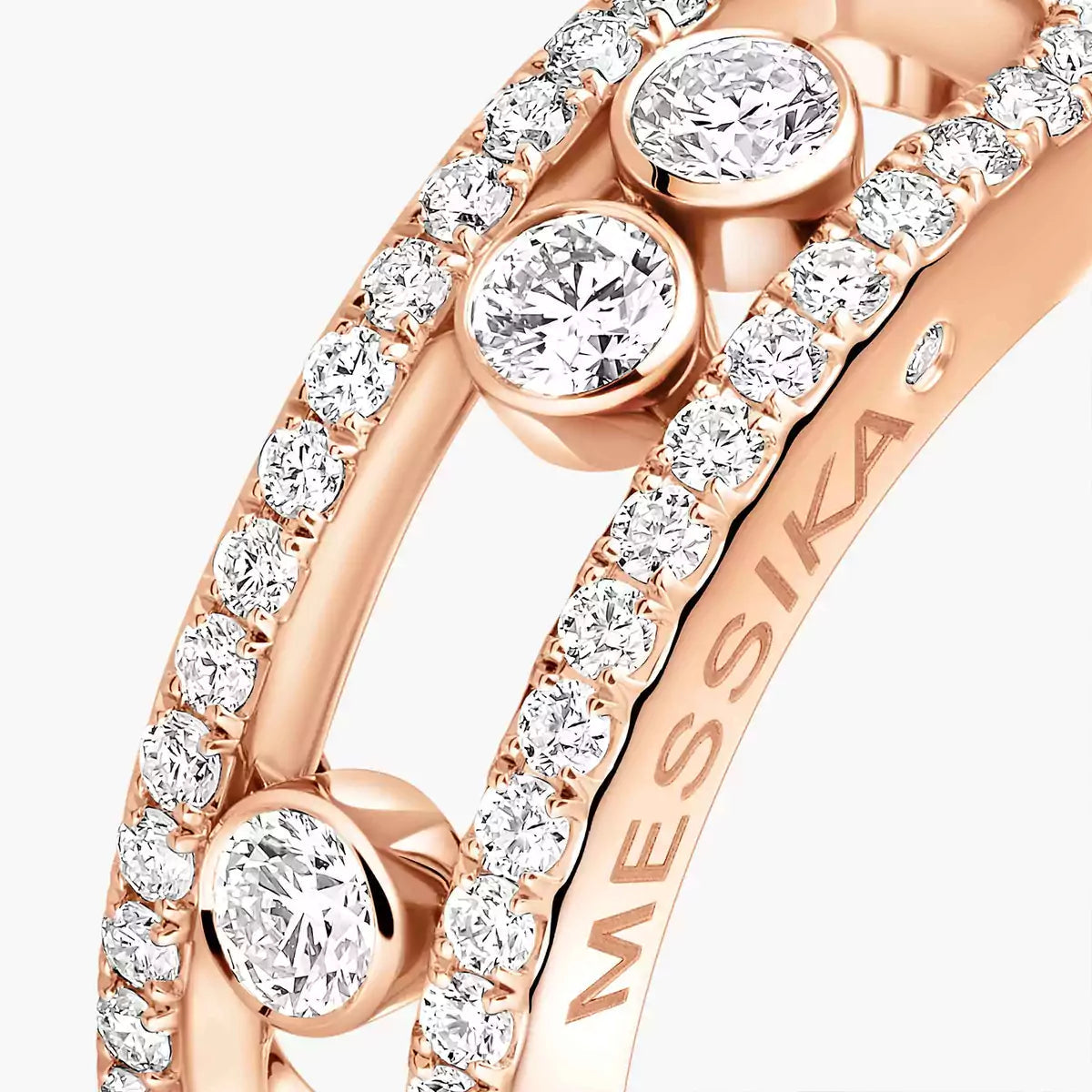 [Polaidi Jewelry] Move Gold Diamant Pavé_ Ring