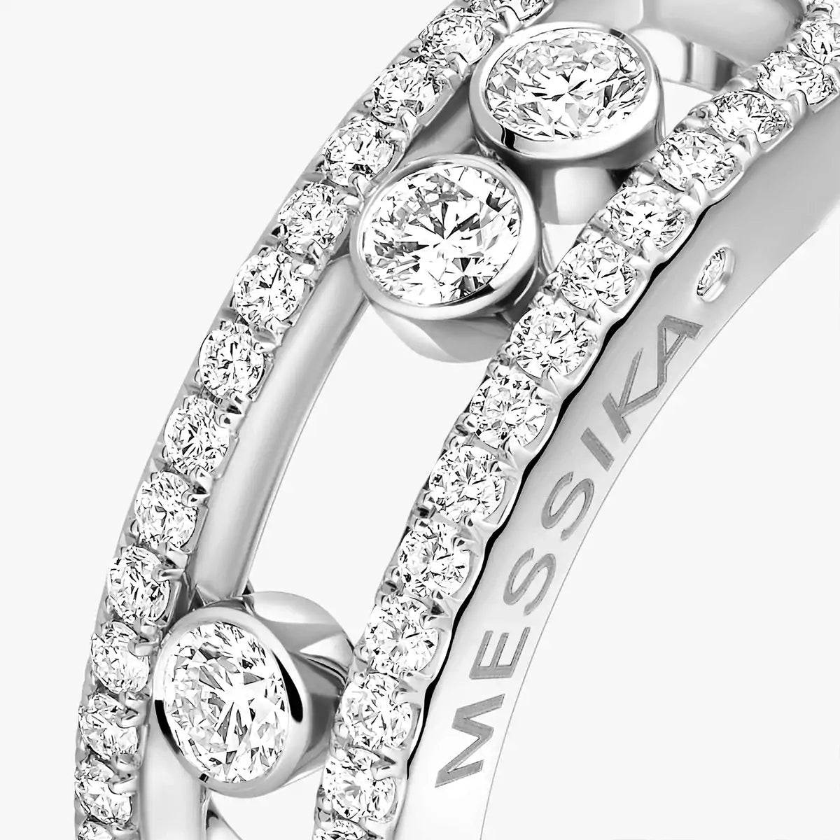 [Polaidi Jewelry] Move Gold Diamant Pavé_ Ring