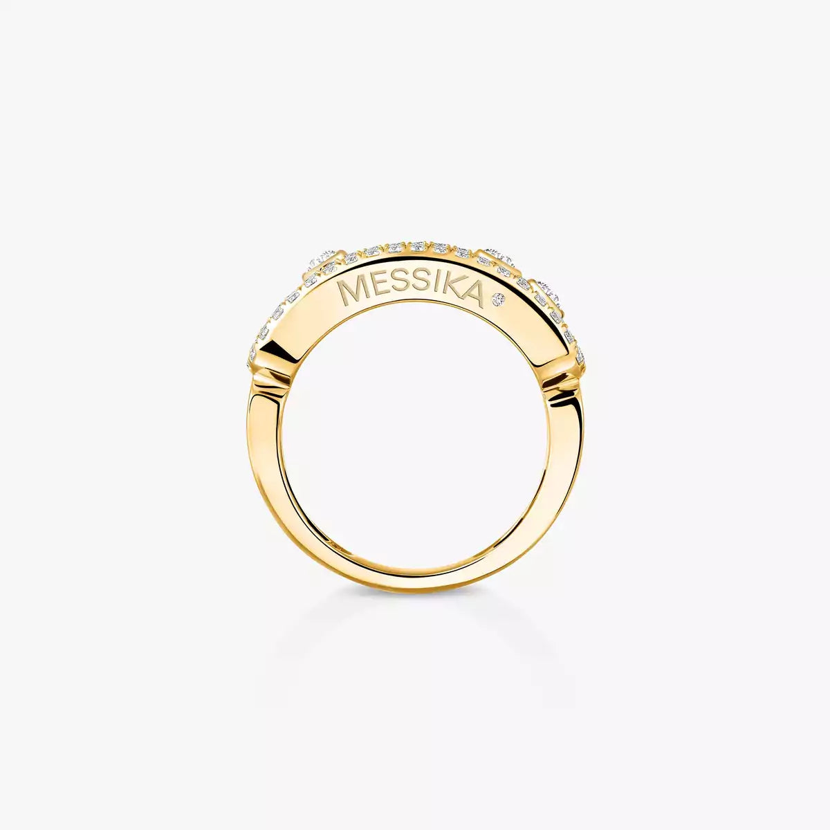 [Polaidi Jewelry] Move Gold Diamant Pavé_ Ring