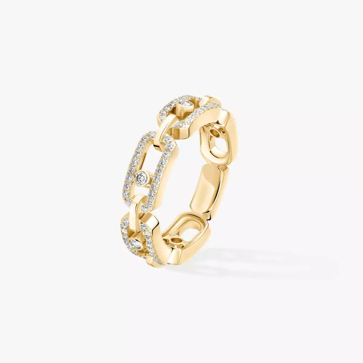 [Polaidi Jewelry]Move Link Pave_-Set Diamantring in Gold