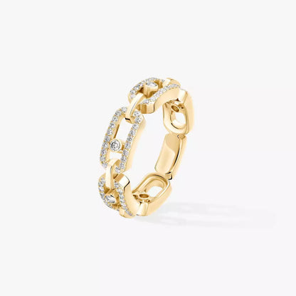 [Polaidi Jewelry]Move Link Pave_-Set Diamantring in Gold