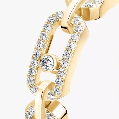 [Polaidi Jewelry]Move Link Pave_-Set Diamantring in Gold