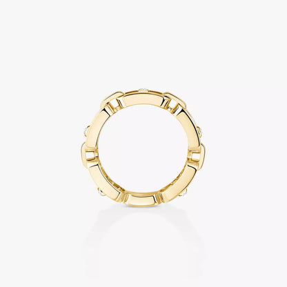[Polaidi Jewelry]Move Link Pave_-Set Diamantring in Gold