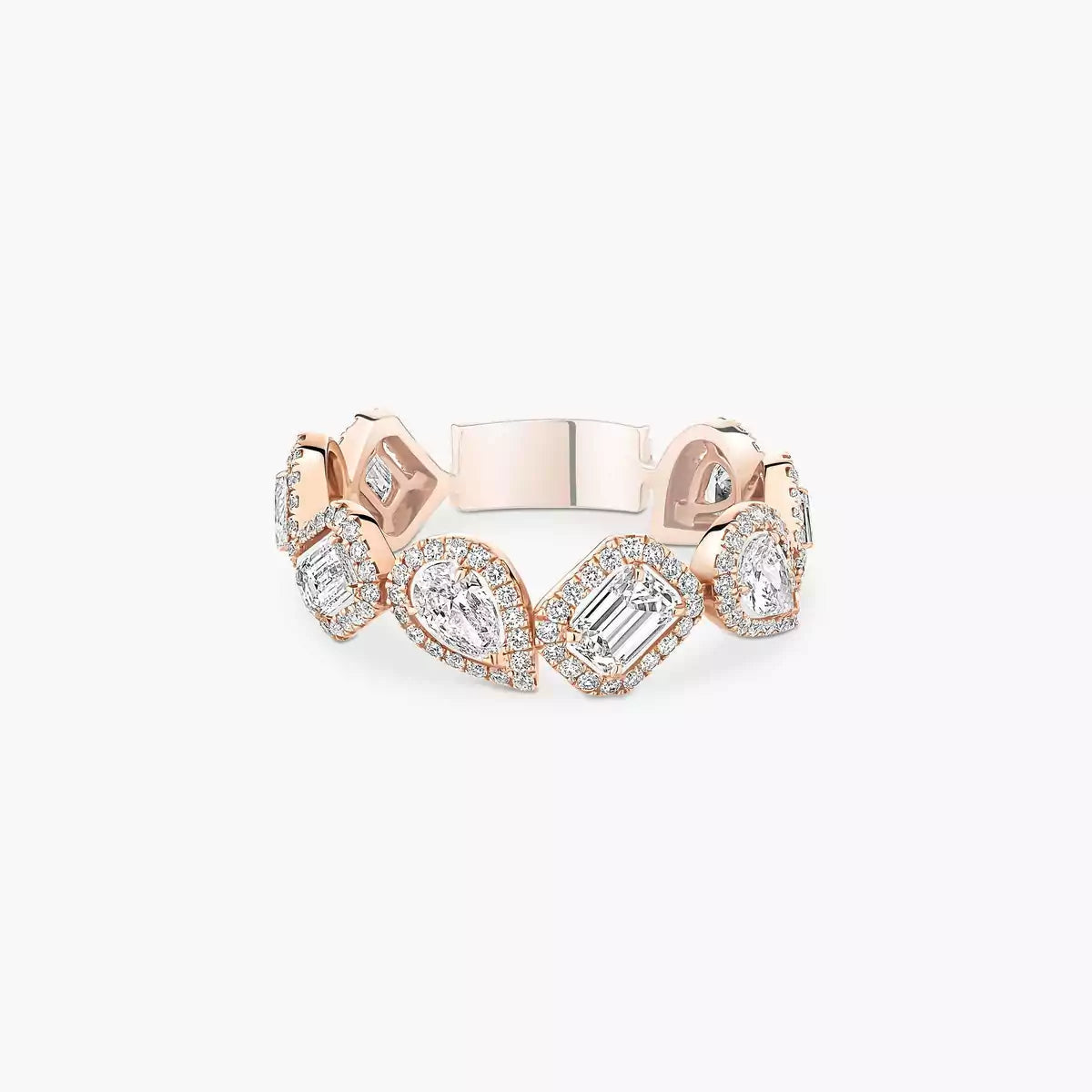 [Polaidi Jewelry]Diamond Wedding Ring My Twin