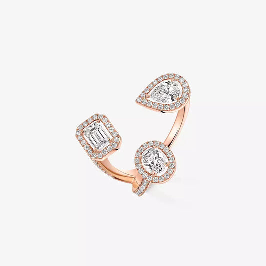 [[Polaidi Jewelry] Diamond Ring 0,25ct My Twin Trilogy