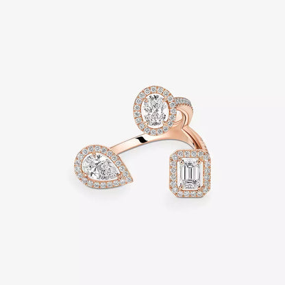 [Polaidi Jewelry]  Diamond Ring 0,25ct My Twin Trilogy