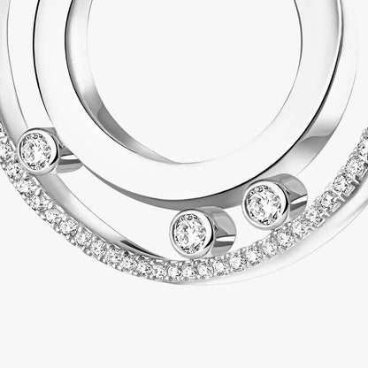 [Polaidi Jewelry] Move Romane Small Diamond Hoop Earrings