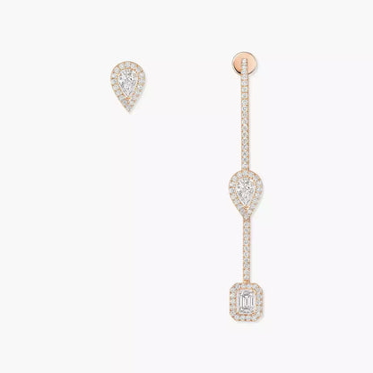 [Polaidi Jewelry]Diamond Drop Earrings My Twin