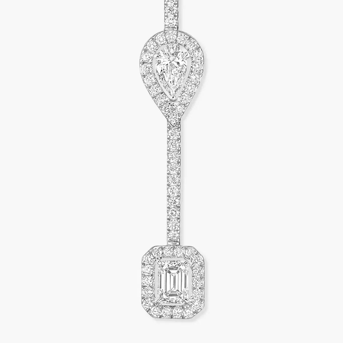 [Polaidi Jewelry]Diamond Drop Earrings My Twin